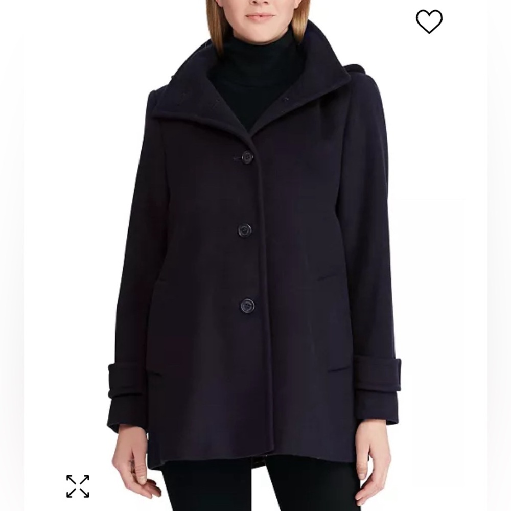 Ralph Lauren A-line Peacoat with detachable hood